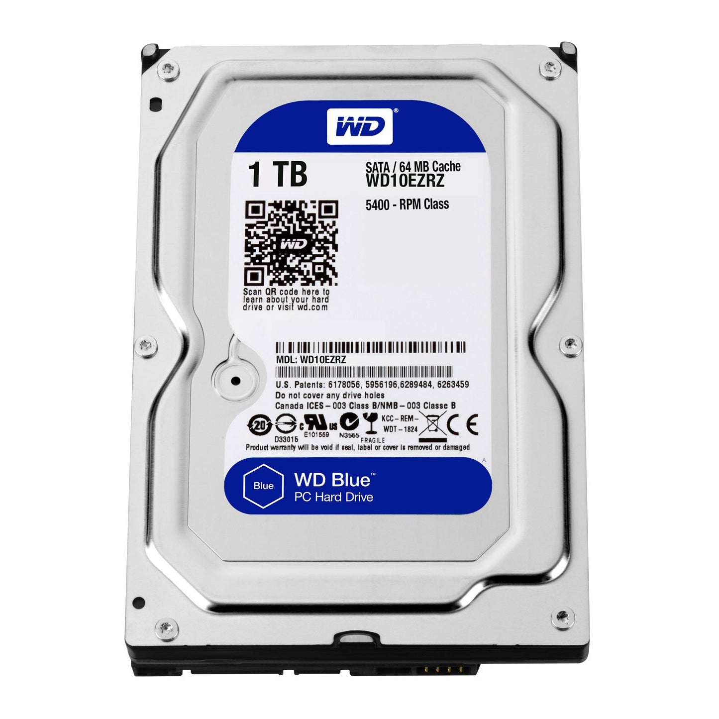 Western Digital 1TB SATA 64MB 3.5 HD Blue