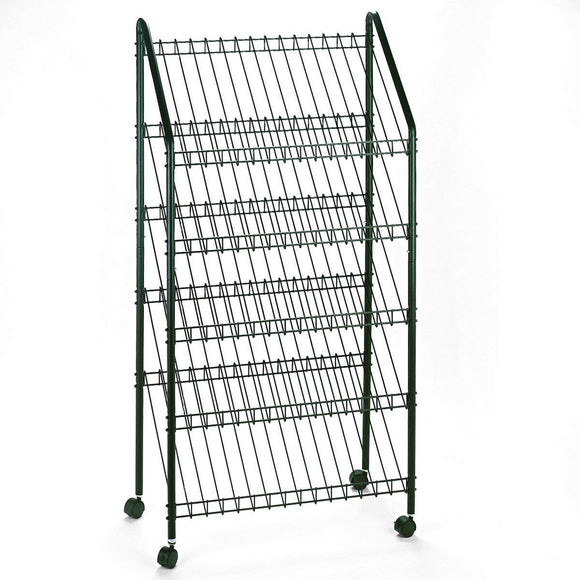 Safco Products 4129CH Mobile Literature Rack, Charcoal