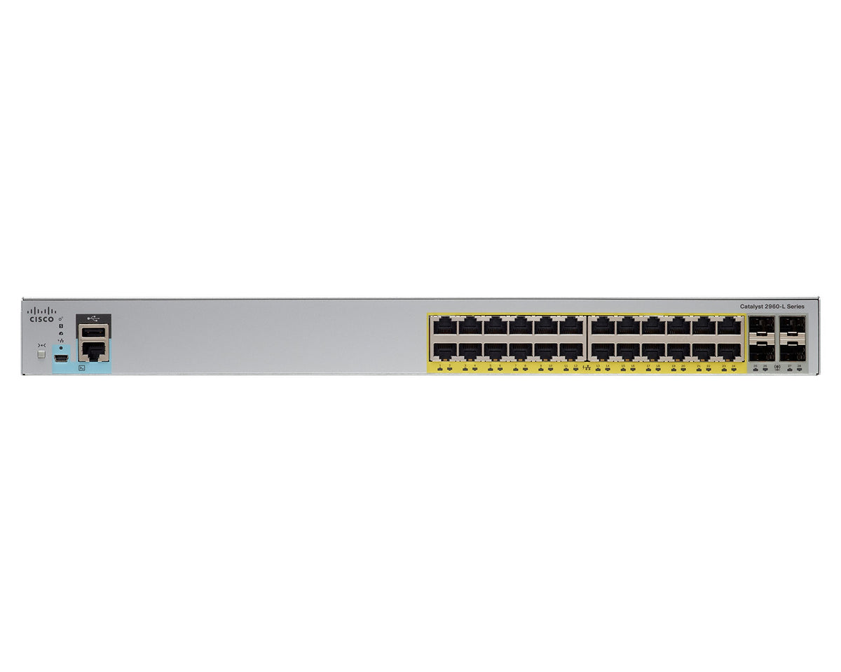 CISCO CATALYST 2960L 24 PORT GIGEPOE