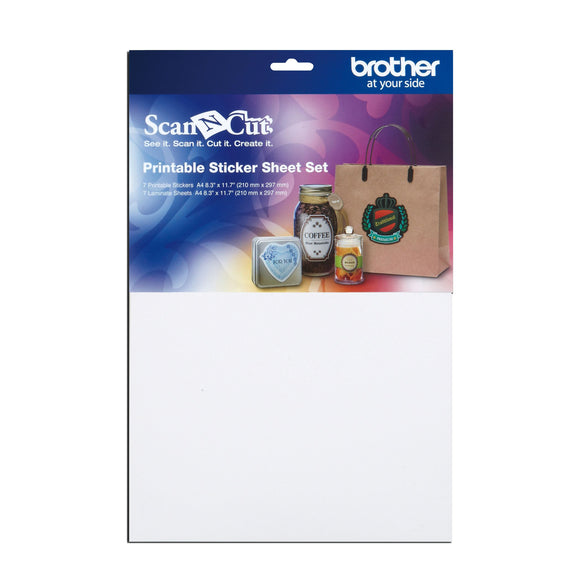 Brother ScanNCut CAPSS1 Printable Sticker Sheet Set