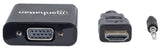 Manhattan HDMI (Male) - VGA (Female) Converter Black 151450