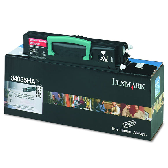 Lexmark 34035HA Toner Cartridge for lexmark e330,e332,e340,e342, high-Yield, Black