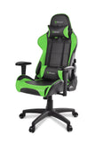 AROZZI VERONA-V2-GN Advanced Racing Style Gaming Chair with High Backrest, Recliner, Swivel, Tilt, Rocker and Seat Height Adjustment, Lumbar and Headrest Pillows Included, Green