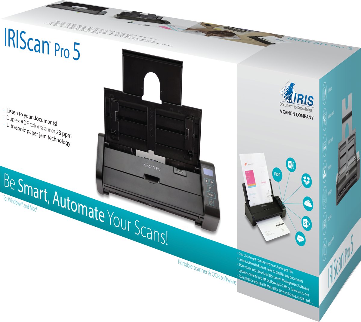I.R.I.S. IRIScan Pro 459 Sheetfed Scanner - 600 dpi Optical