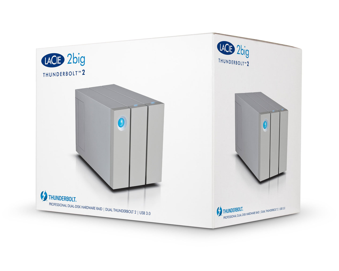 LaCie 2big Thunderbolt 2 RAID 16TB External Hard Drive Desktop HDD - USB 3.0 7200 RPM Enterprise Class Drives, for Mac and PC Desktop Data Redundancy (STEY16000400)
