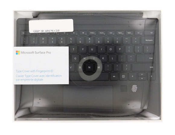 Microsoft Model 1755 (RH9-00001) (295 x 217 x 5 mm) Surface Pro Type Cover with Fingerprint ID, Black