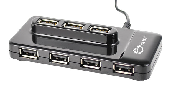 SIIG JU-H00012-S1 USB 2.0 10-Port Hub