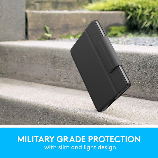 Logitech Rugged Folio Compatible with Seventh-Generation iPad, Graphite