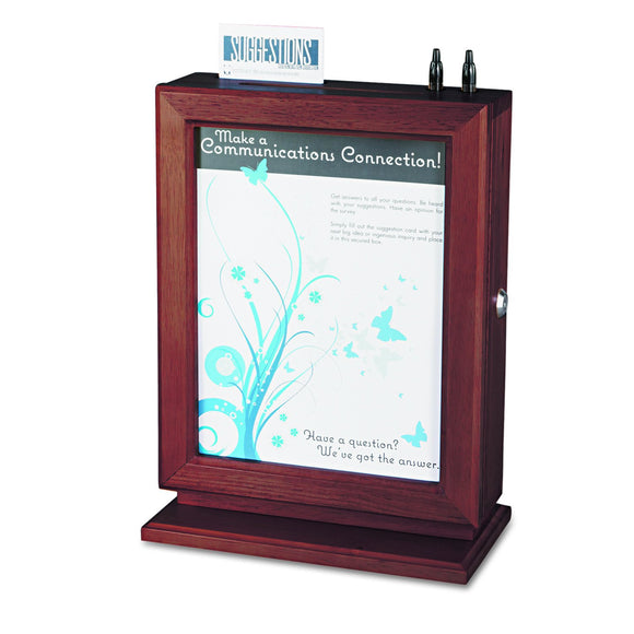 Safco Products Customizable Wood Suggestion Box (4236MH)
