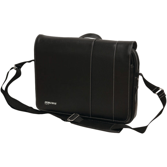 Mobile Edge MEUTSMB5 Deluxe Leather Briefcase- 16