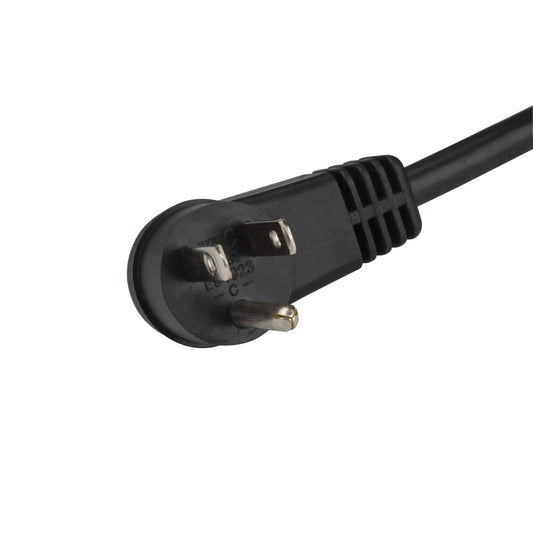StarTech.com Power Cord - 3 ft / 1m - NEMA 5-15P to C13 Power Cord - Right Angle - Computer Power Cord - Power Cable - Power Supply Cord (PXTR1013)