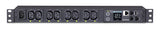 CyberPower PDU81004 Switched Metered-By-Outlet PDU, 100-240V/15A, 8 Outlets, 1U Rackmount
