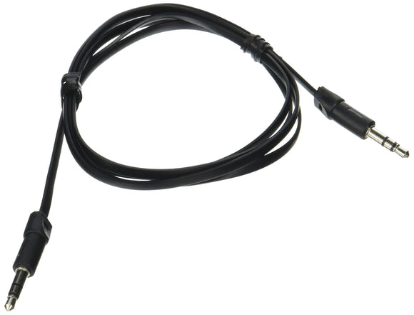 Mizco IE-AUX-BK 3.3-Feet Flat Colored 3.5mm Aux Cable - Black