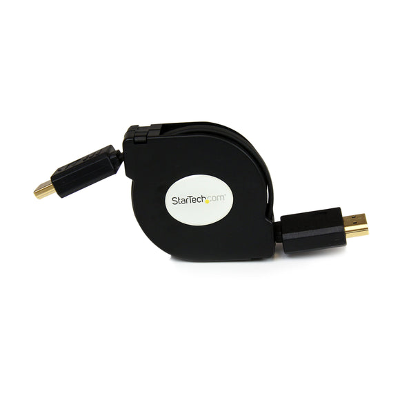 StarTech.com 4 ft Retractable High Speed HDMI® Cable with Ethernet - HDMI to HDMI (HDAARET4)