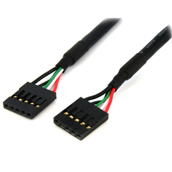 StarTech.com USBINT5Pin 18-Inch Internal 5 p-Inch USB IDC Motherboard Header Cable, F/F