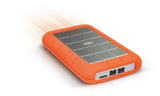 SEAGATE LaCie Rugged Triple USB 3.0/Firewire 800 2TB Portable Hard Drive , Aluminium/Orange