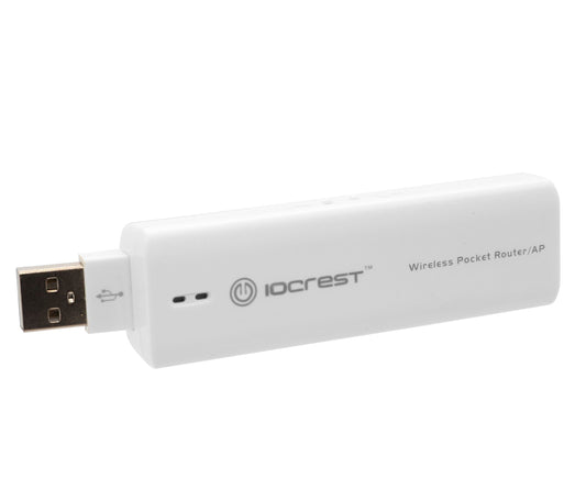 IOCrest USB 2.0 802.11 B/G/N N150 Wireless G Travel Pocket Router Network Adapter
