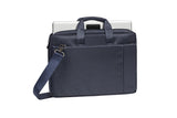 Rivacase 15.6 inch Stylish Laptop Shoulder Bag w/Padded Compartment - Blue