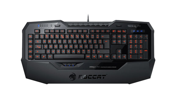 ROCCAT ROC-12-901 ISKU FX Multicolor Key Illuminated Gaming Keyboard, Black