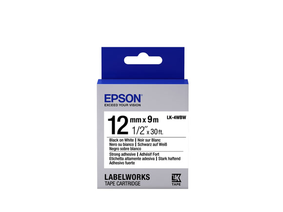Epson LabelWorks Strong Adhesive LK Tape Cartridge 1/2