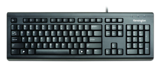 Kensington Keyboard for Life -Cable -Black -USB -104 Key -Computer -Membrane - 64370
