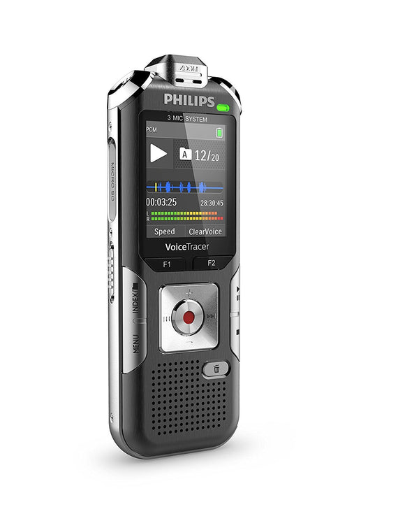 Voice Tracer Digital Audio Recorder with 3Mic AutoZoom+ Technology