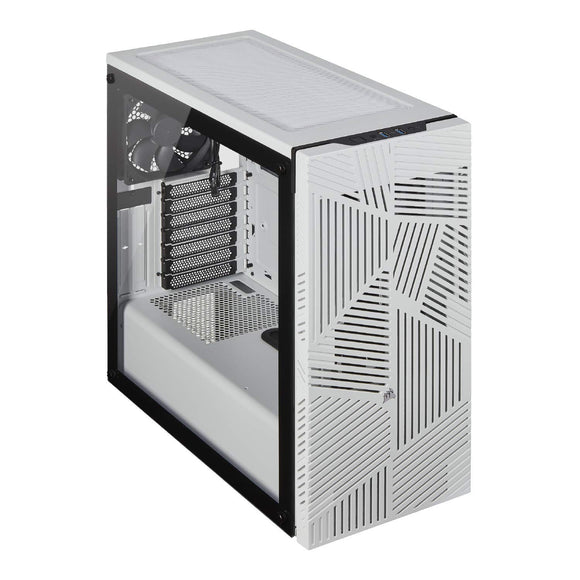 Corsair 275R Airflow Tempered Glass Mid-Tower Gaming Case, White