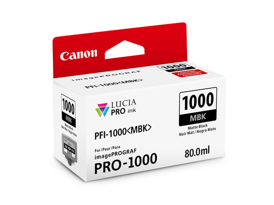 CanonInk Lucia PRO PFI-1000 Matte Black Individual Ink Tank