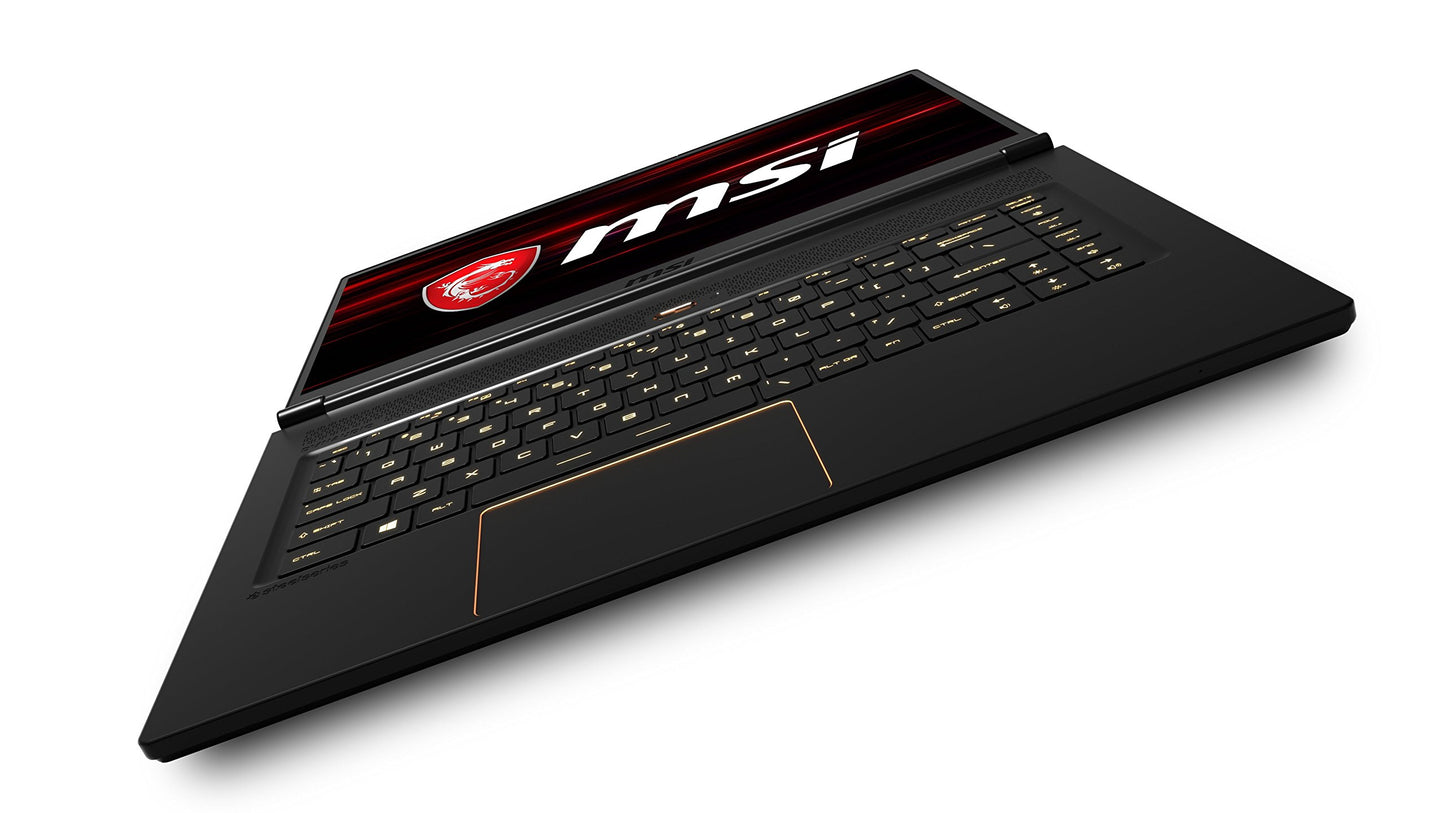 Open Box MSI GS65 8RE-060CA Stealth 15.6" 144Hz 7ms Ultra Thin&Light VR Gaming NB(i7-8750H, GTX1060, 16GB, 256GB SSD) Win 10 Pro