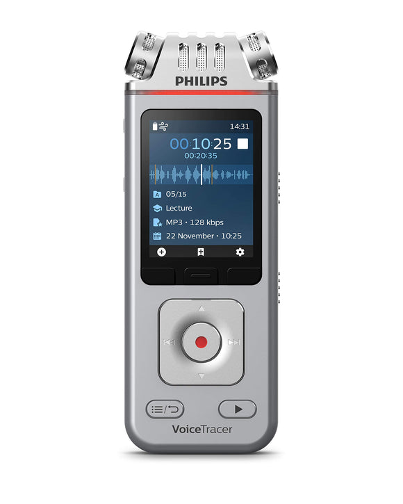 Philips Speech DVT4110 Philips DVT4110 VoiceTracer Audio Recorder Voice Recorder
