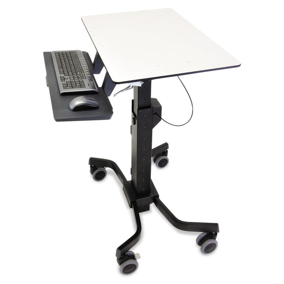 Ergotron TeachWell Mobile Digital Workspace - Cart for Notebook/Keyboard / Mouse - Steel - Graphite Gray