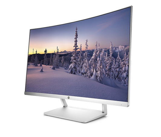 HP 27" Curved HP27SC1 LCD WLED Monitor - Silver