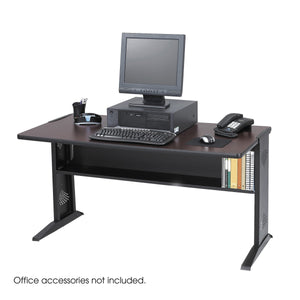 Computer Desk,Reversible Top,47-1/2"x28"x30",MY/Medium Oak, Sold as 1 Each