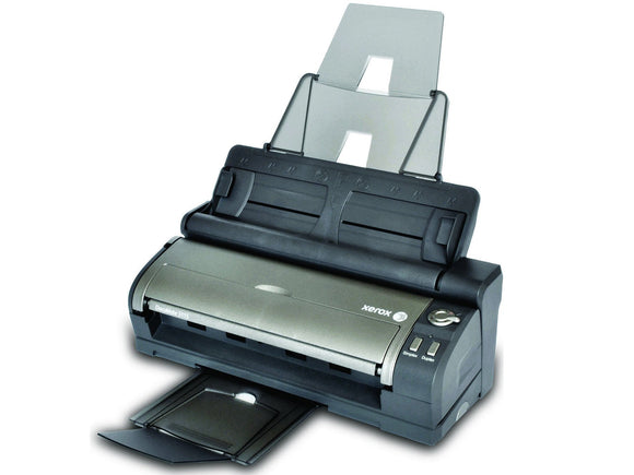 Xerox Scanners XDM31155M-WU Documate 3115 Mobile Duplex Color Scanner for Pc and Mac with Docking Station, Black, Silver