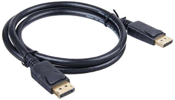 3ft Displayport to Displayport Cable M/M Latch Digital Audio/Video