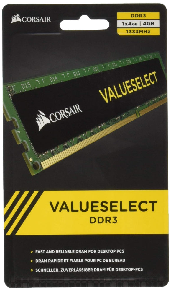 Corsair 4 GB 1333 Mhz PC3-10666 240-Pin DDR3 Memory Kit CMV4GX3M1A1333C9