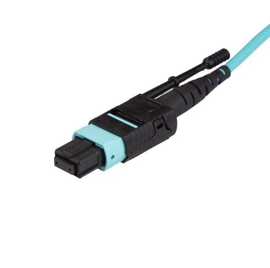 StarTech.com MPO12PL10M MTP Fiber Optic Cable, 30'/10m, OM3, 40Gb, Push/Pull Tab, Plenum, MPO/MTP Connector, Fiber Patch Cable