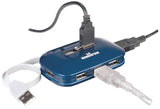 Manhattan 7-Port USB 2.0 Ultra Hub, Plug and Play C Windows and Mac Compatible