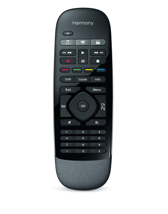 Refurbished Logitech Harmony Smart Control with Smartphone App and Simple All in One Remote - Black