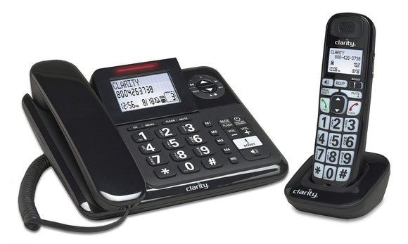 Clarity 53727 DECT 6.0 E814CC Amplified 40dB Cord/Cordless Combo Unit Phone