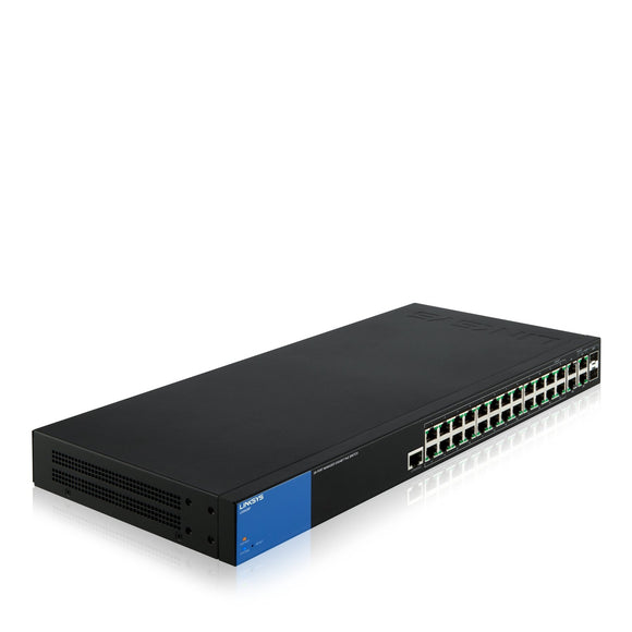 Linksys 28-Port Business Managed Gigabit PoE-Plus Switch (LGS528P)