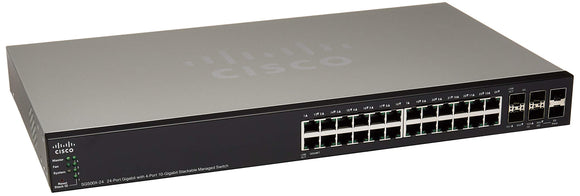 Sg500x 24port Gig W/4port 10gb Stackable Managed Switch