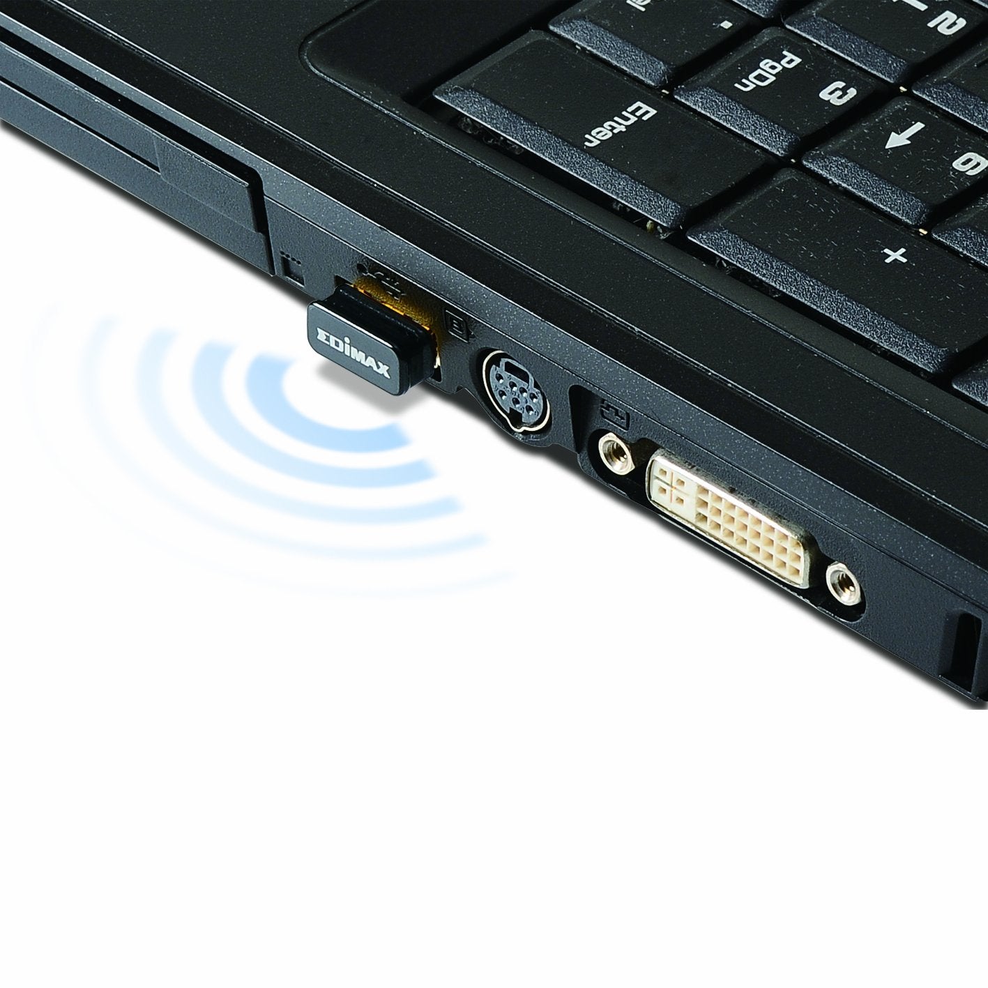 Edimax EW-7811Un 150Mbps 11n Wi-Fi USB Adapter, Nano Size Lets You Plug it and Forget it, Ideal for Raspberry Pi / Pi2, Supports Windows, Mac OS, Linux (Black/Gold)