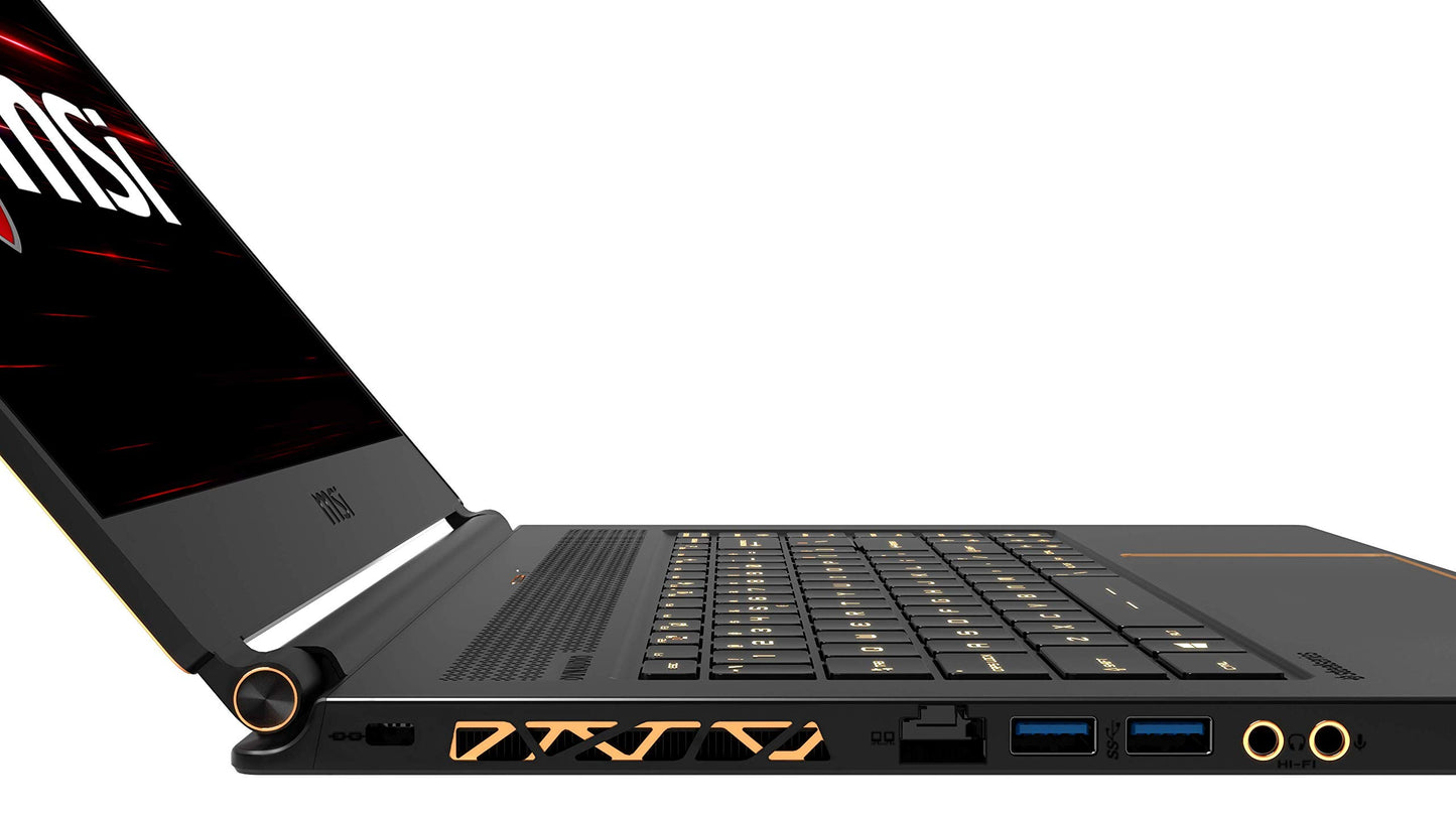 MSI GS65 9SF-416CA Stealth15.6 240Hz Ultra Thin&Light Gaming Laptop(Core i7-9750H RTX2070 16GB 512GB SSD) Win10PRO VR Ready
