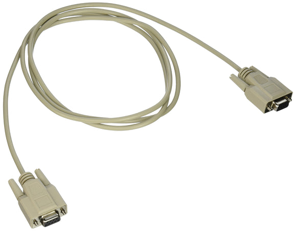 C2G 02694 DB9 F/F Serial RS232 Cable, Beige (6 Feet, 1.82 Meters)