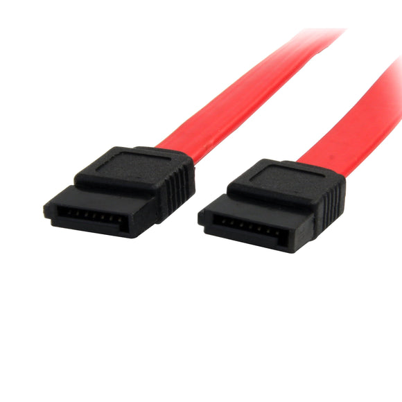 StarTech.com 8in SATA Serial ATA Cable - SATA cable - Serial ATA 150/300 - SATA (F) to SATA (F) - 8 in - red - SATA8