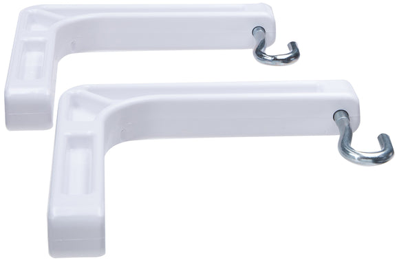 No. 6 Wall Bracket White 6IN for Manual Screen Up To 75LB