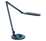 Royal Sovereign RDL-150Qi Swing Arm Led Desk Lamp with Wireless Charging Black & Brushed Aluminum