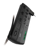 SCHNEIDER ELECTRIC APC 11-Outlet Surge Protector Power Strip with USB Charging Ports, 2880 Joules, Surge Arrest Home/Office (P11U2)