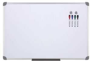 Quartet Magnetic Whiteboard, 2' x 3' White Board, Dry Erase Board, Euro Style Frame (UKTE2436-ECR)